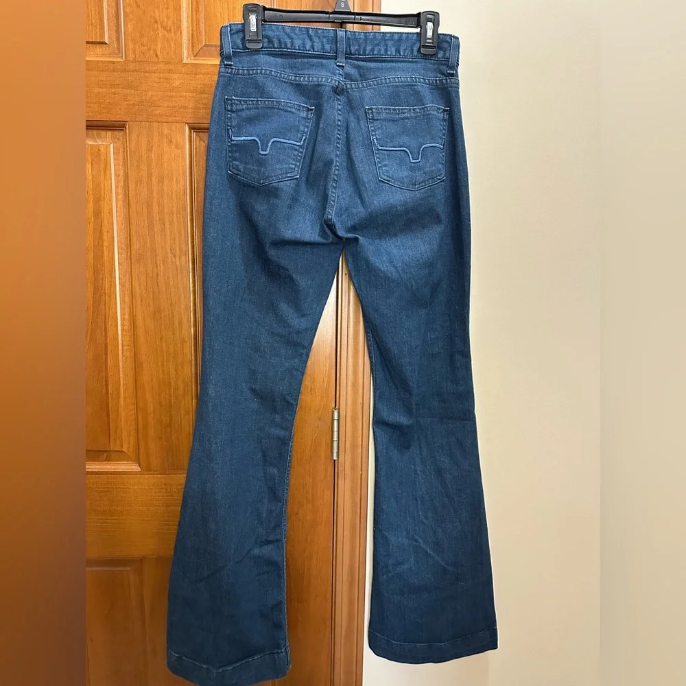 Lola Dark Blue Flare Jeans - Picture 2 of 4